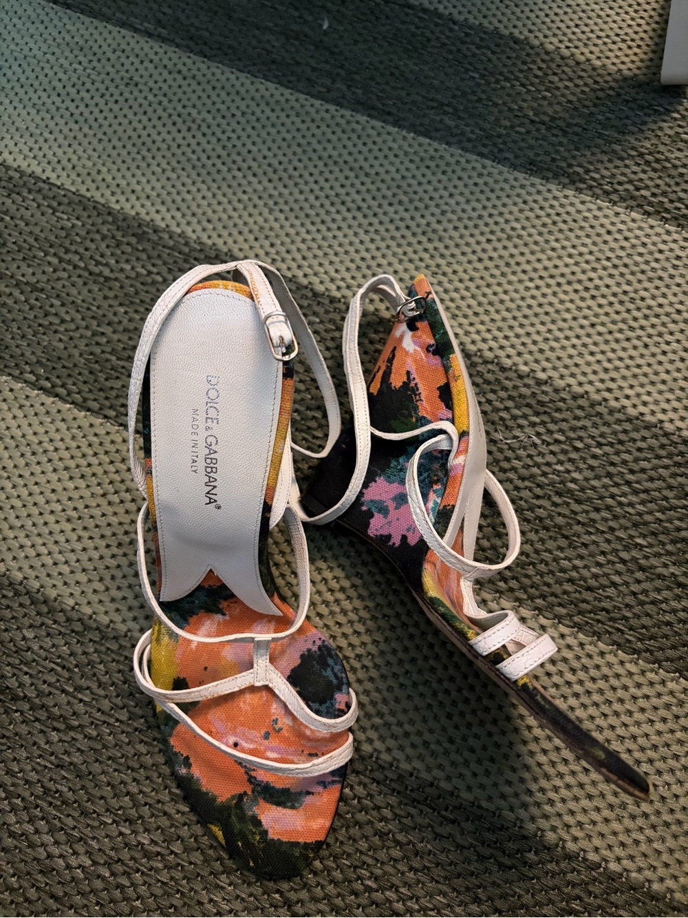 Dolce & Gabbana Ankle Strap Wedges